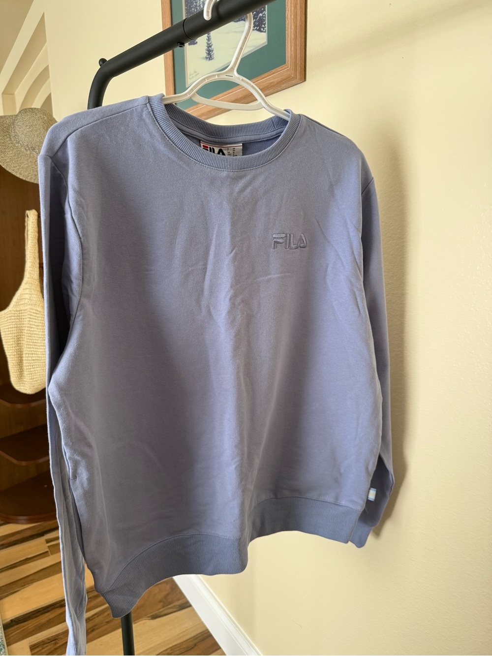 FILA women’s Light Lavender Crewneck Sweatshirt size M